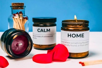 Candle Maker: Label your Amber Jars